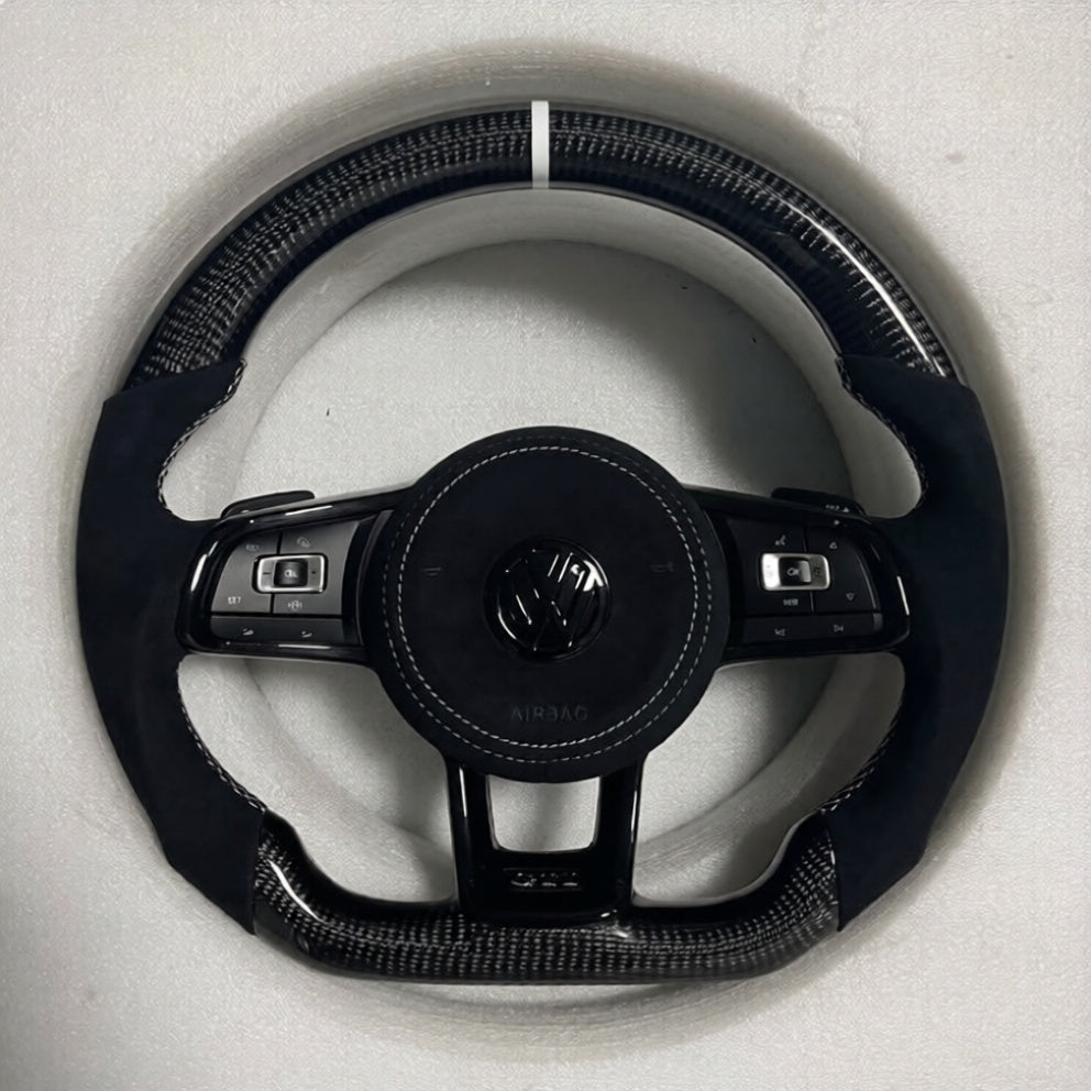 VW CARBON RAT / SORT-HVID